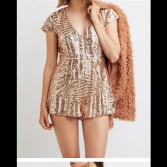 NWOT Charlotte Russe Romper   - Picture 2 of 11